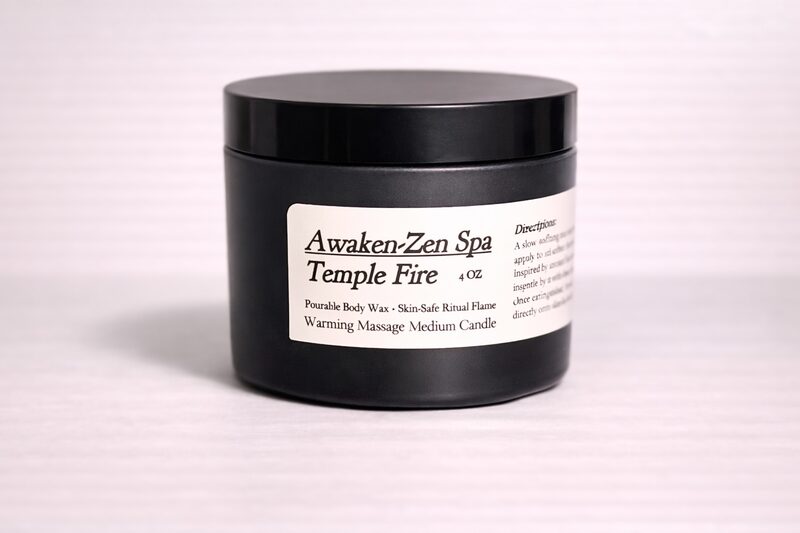 Temple Fire Massage Candle 4oz